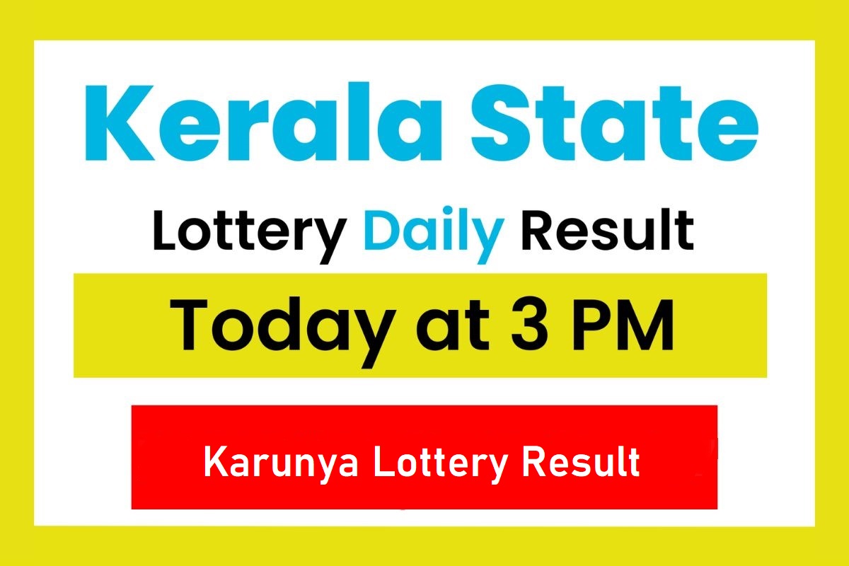 Kerala Lottery Today Result 16.09.2023 Karunya KR 619 Winners List