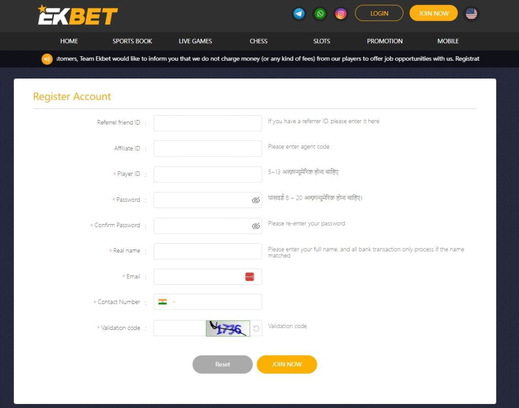 ekbet-registration