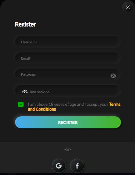 Khelo24bet-registration