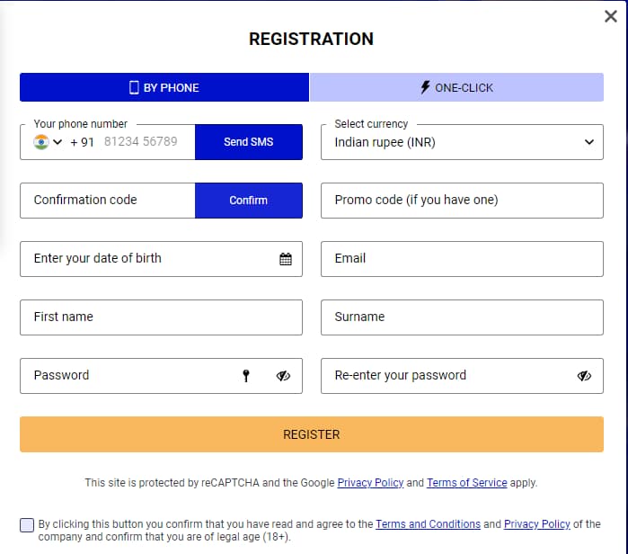 Paripesa-registration