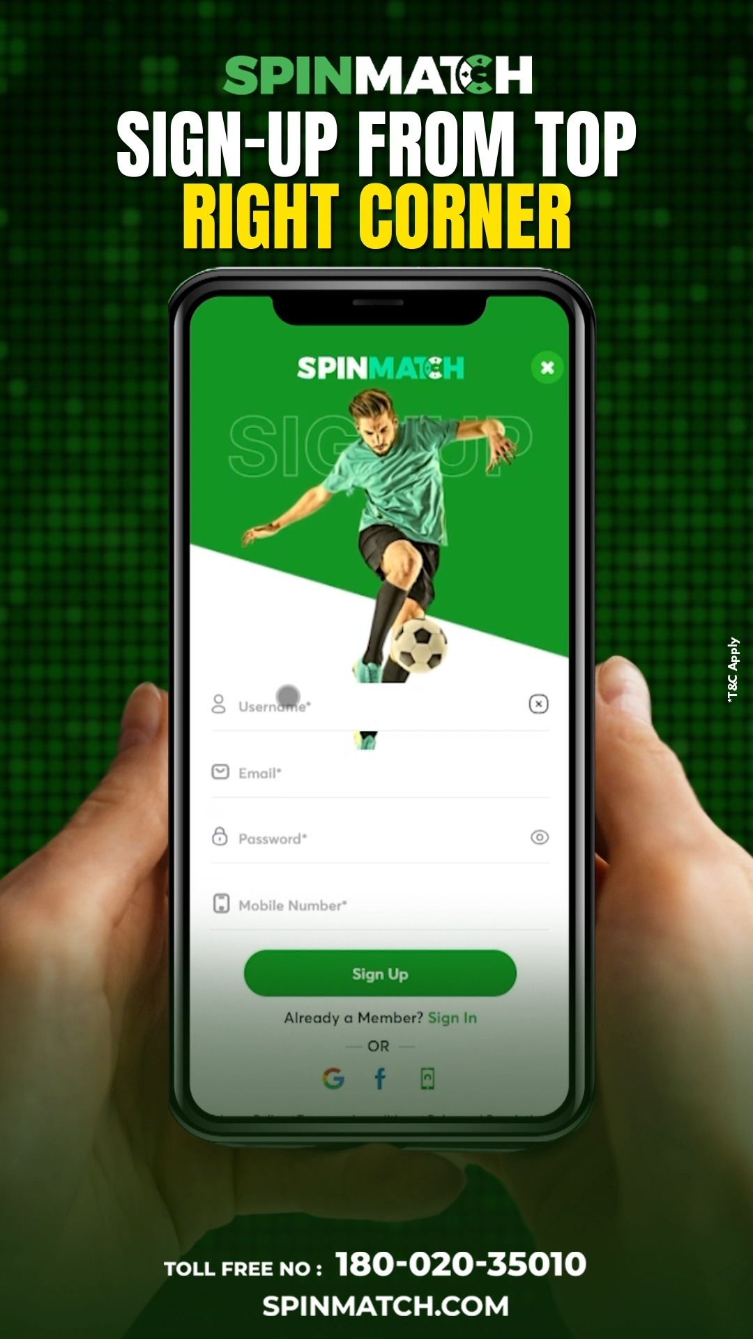 Spinmatch - Casino Sports Betting Spinmatch24 Up to 25,000 INR