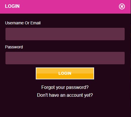 LuckyNiki Login Process