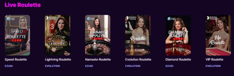 Live Roulette Games