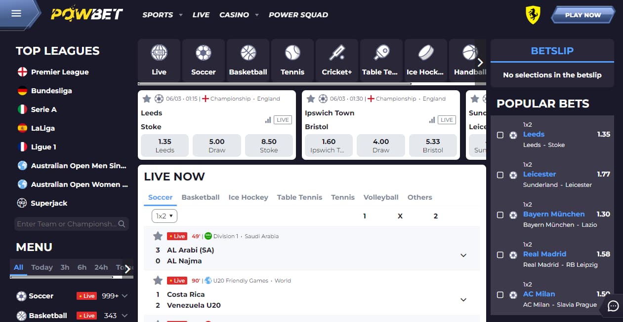 Powbet-sportsbook