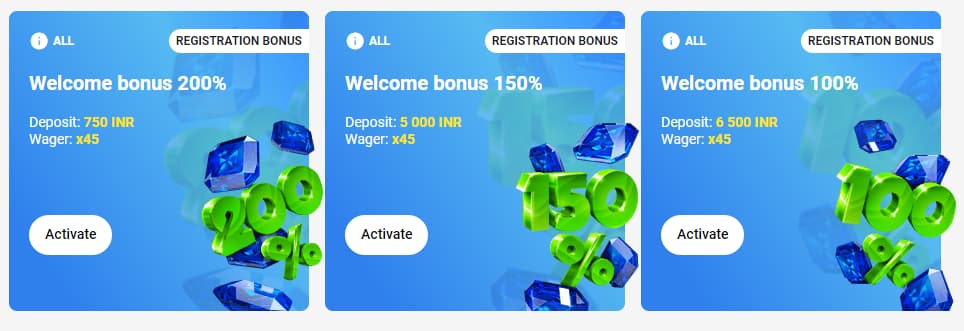 Slottica Welcome Bonus