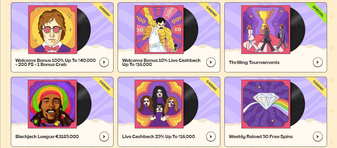 Vinyl Casino Bonus and Promotion