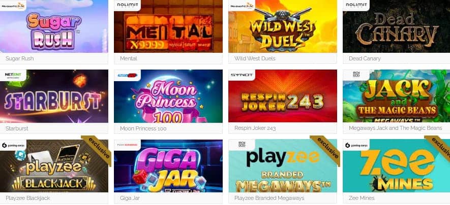 Playzee Casino Games