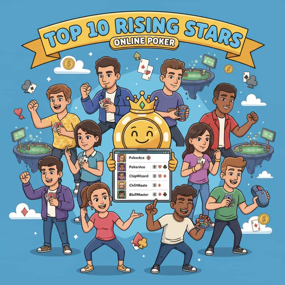  Top 10 Rising Stars in Online Poker